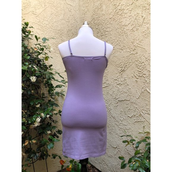 Lavender Purple Cami Bodycon Mini Dress - Picture 5 of 8